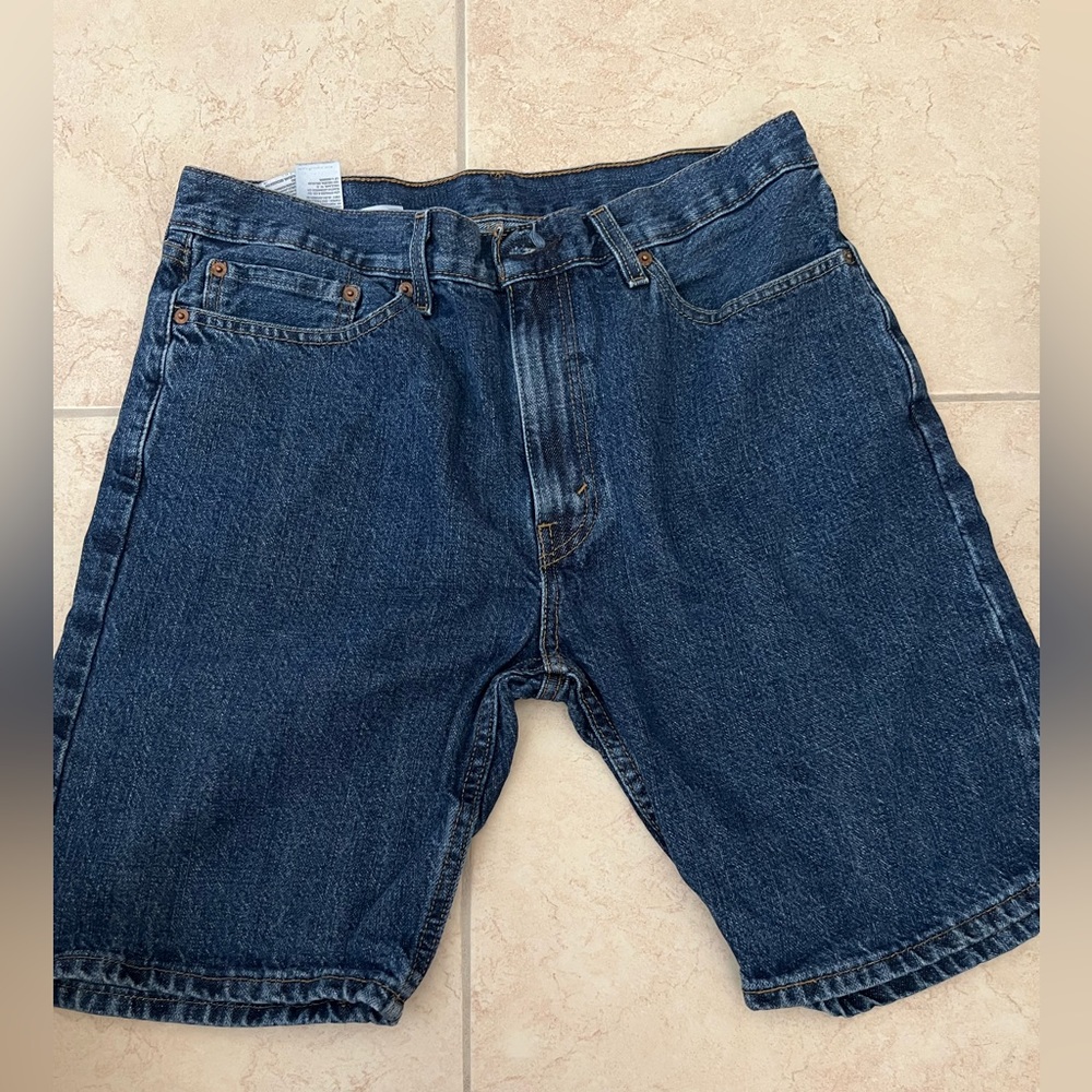 Levi's Blue Jean Shorts Classic Denim Style